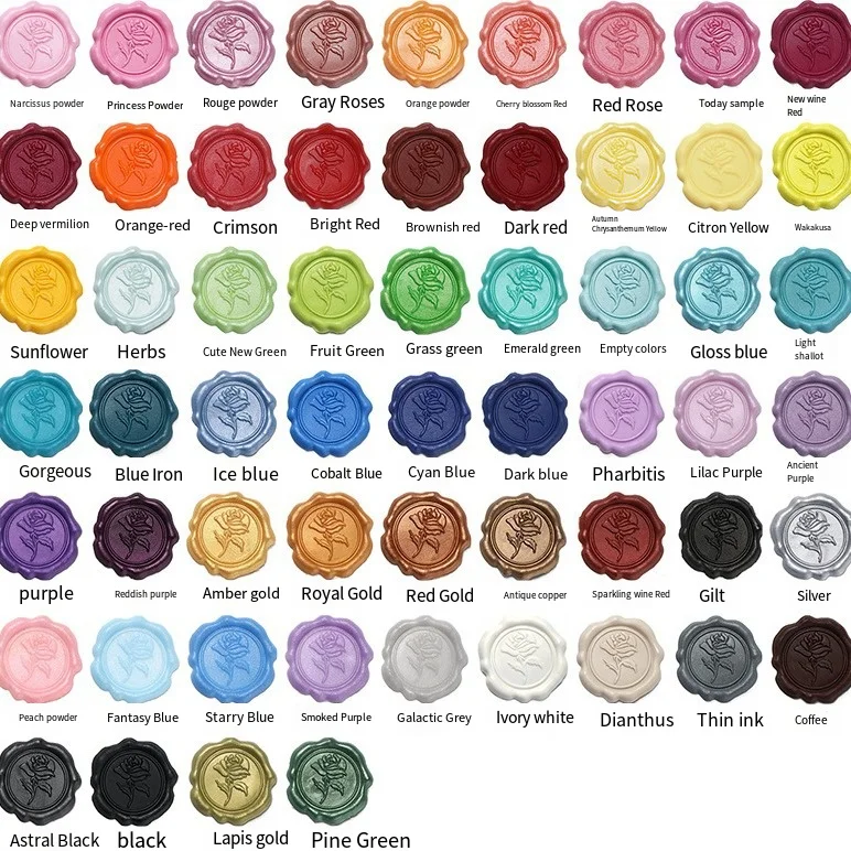 JPS OEM Wachs For Women Custom Wedding Invitation Wine Decoration Wax Seal Sticker