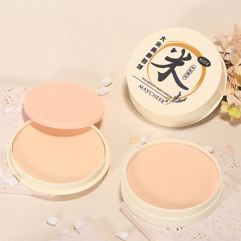 Available in 3 Colors Setting Face Powder Custom Logo Pressed Compact Powder Private Label