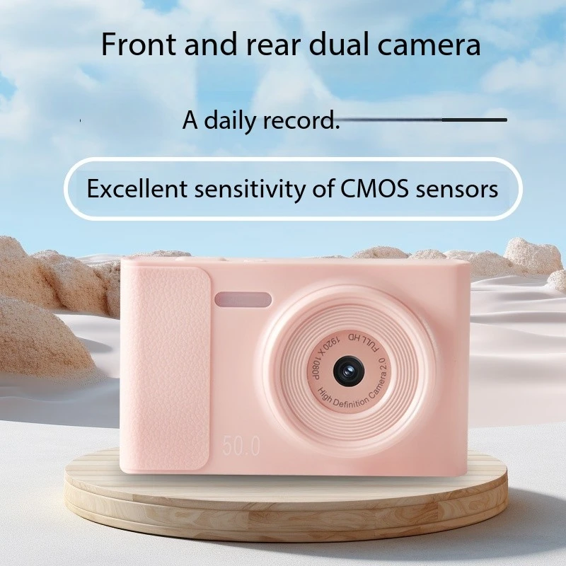HD Kids Camera Student 1080P Clear Video Smart 4K Compact 2.4 inch HD IPS Screen Kids Digital Video Kids Mini Digital Camera