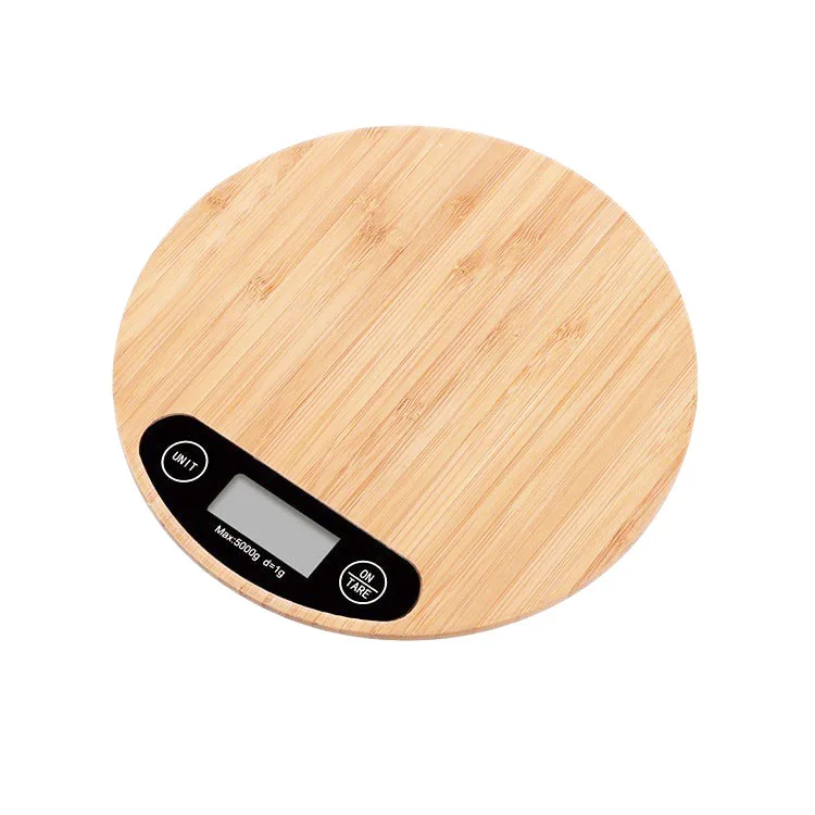 Wooden smart led nutrition kitchen scale 5kg kitchen scale analog food scale