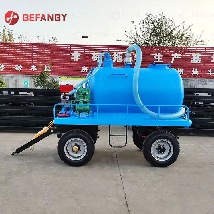 Manufacturer supply 1800kg customized waste liquid transport sewage tank trailer