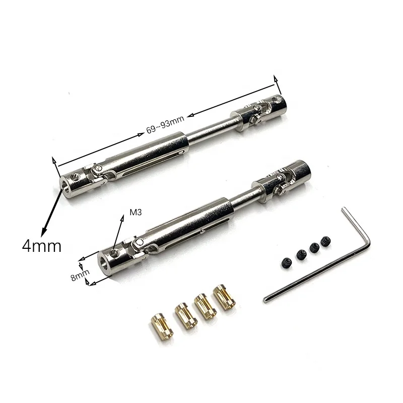 MN78 1/12 RC Crawler Parts Accessories model cars parts upgrade and modification parts metal transmission shaft