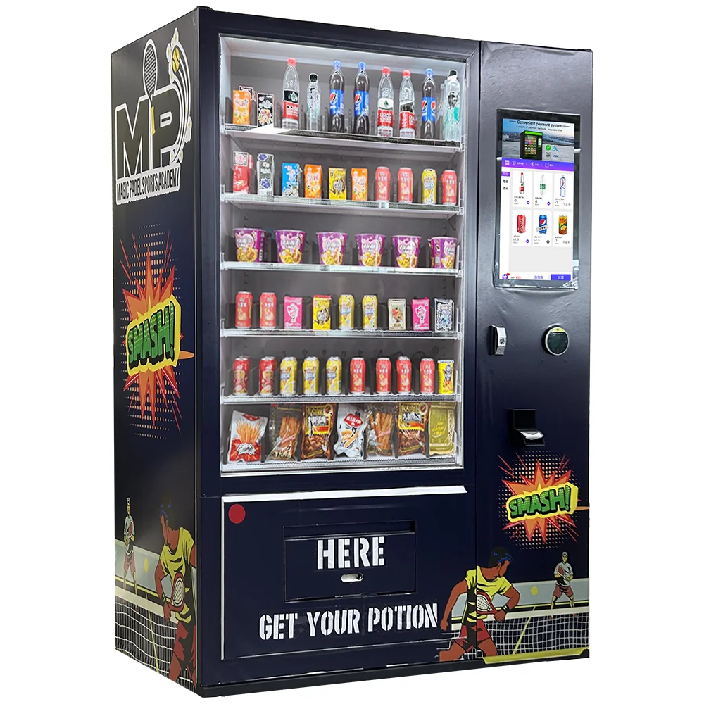 24 hours outdoors smart vending machine vending machine  food and beverage vending machine