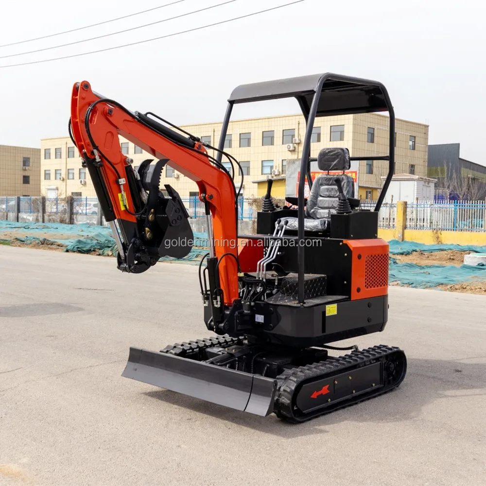 Hot Sale China New Mini Excavator Multi Function  small mini excavator 1.8 ton excavator digging machine