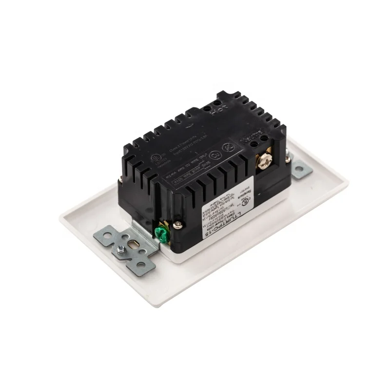 Linsky  Dual USB (Type-C & Type-A) Charging Ports (Total 4.2A/5V), 15A TR PD power and QC3.0  USB charger Duplex receptacle