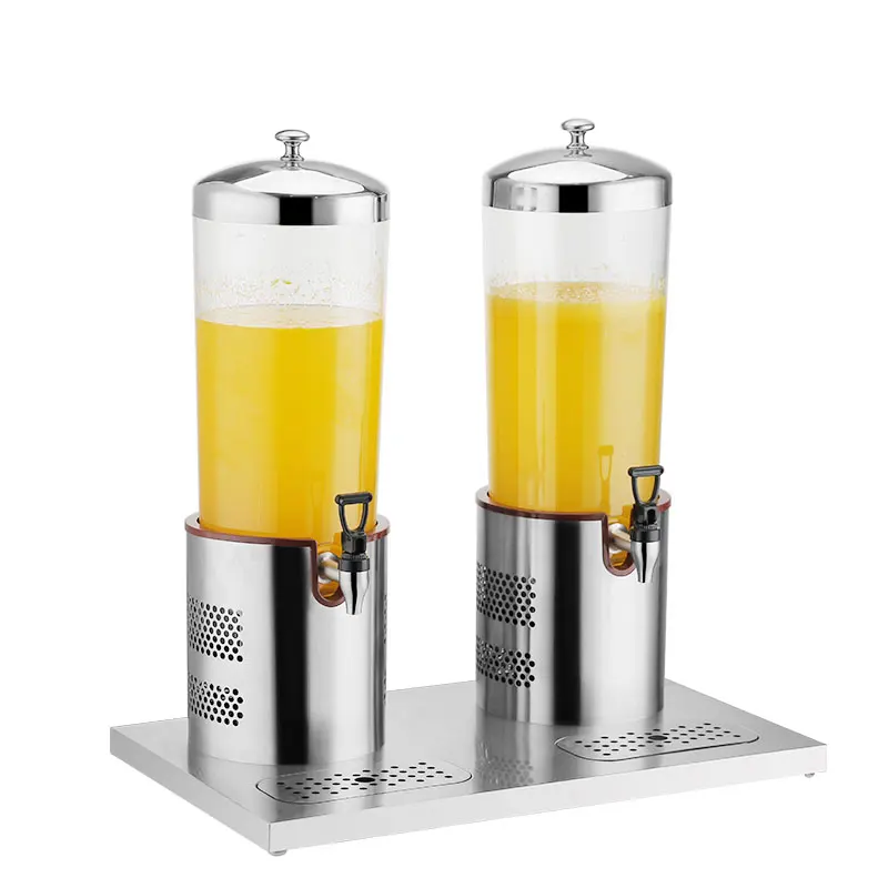 6-liter stainless steel electric heating beverage dispenser, juice, milk, tea, coffee dispenser, self-service beverage machine