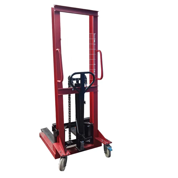 
hand lift forklift manual stacker 3000kg 1500kg hydraulic hand stacker 