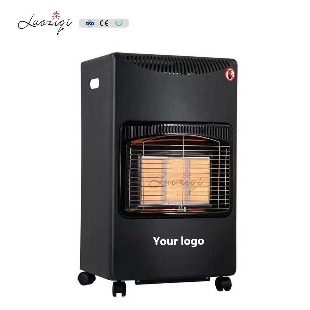 CE hot selling freestanding infrared indoor natural gas heating heater butane portable mobile folding gas room heater