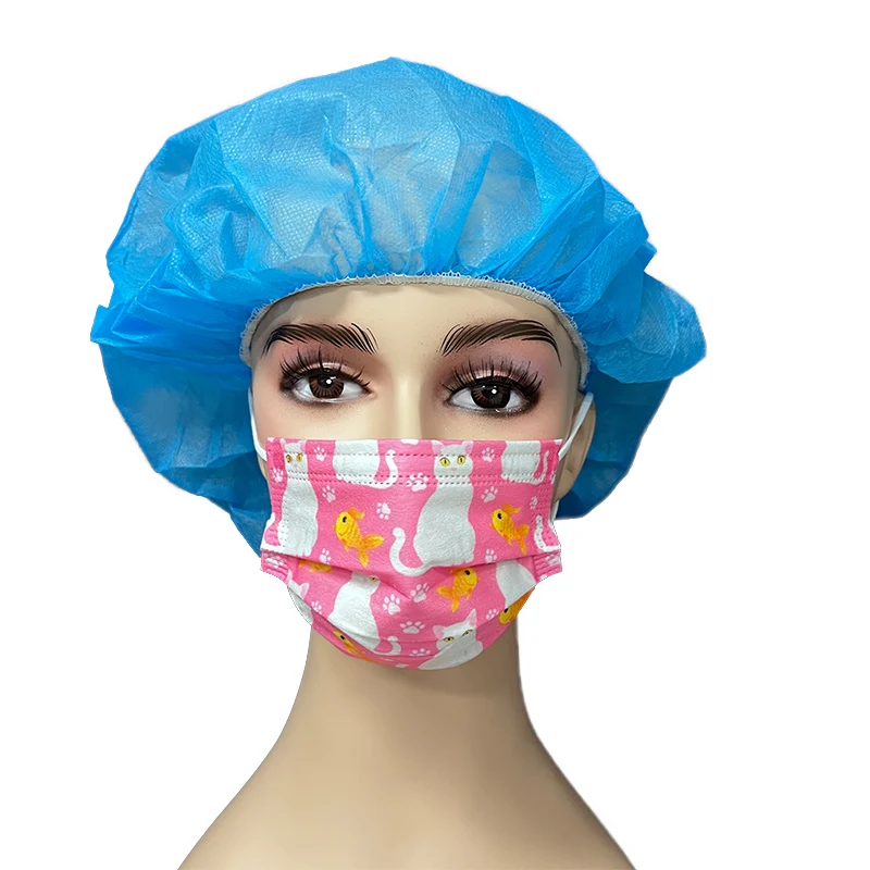 Medical Disposable Kids Face Masks 100Pcs - Ten Cartoon Patterns Cute Kids Masks Disposable, Perfect for Girls and Boys