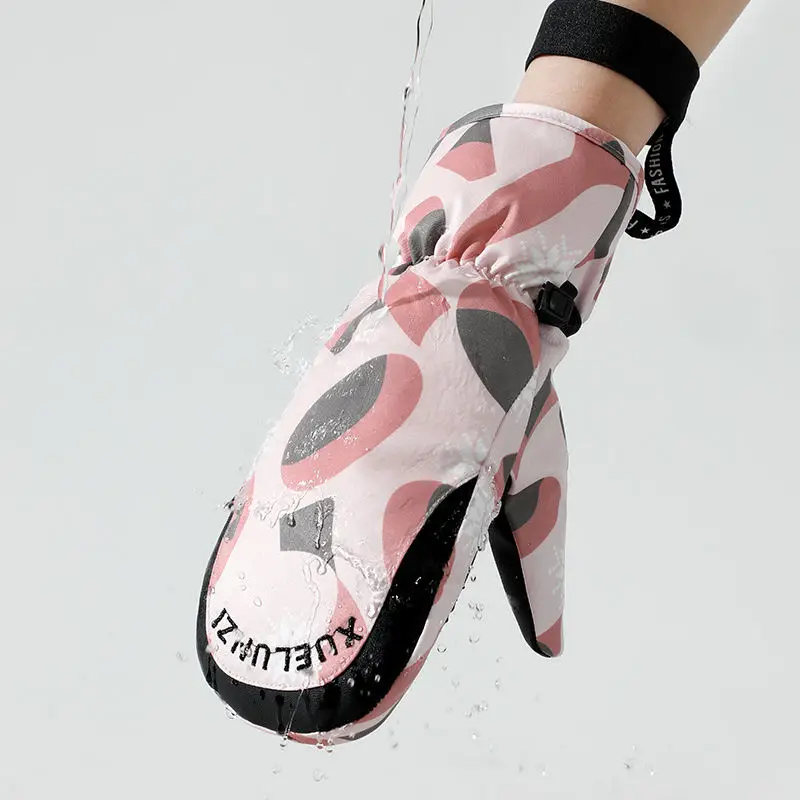 Factory wholesale windproof waterproof Ultralight Outdoor Down Mittens Nylon Fabric Camping Down Winter Gloves