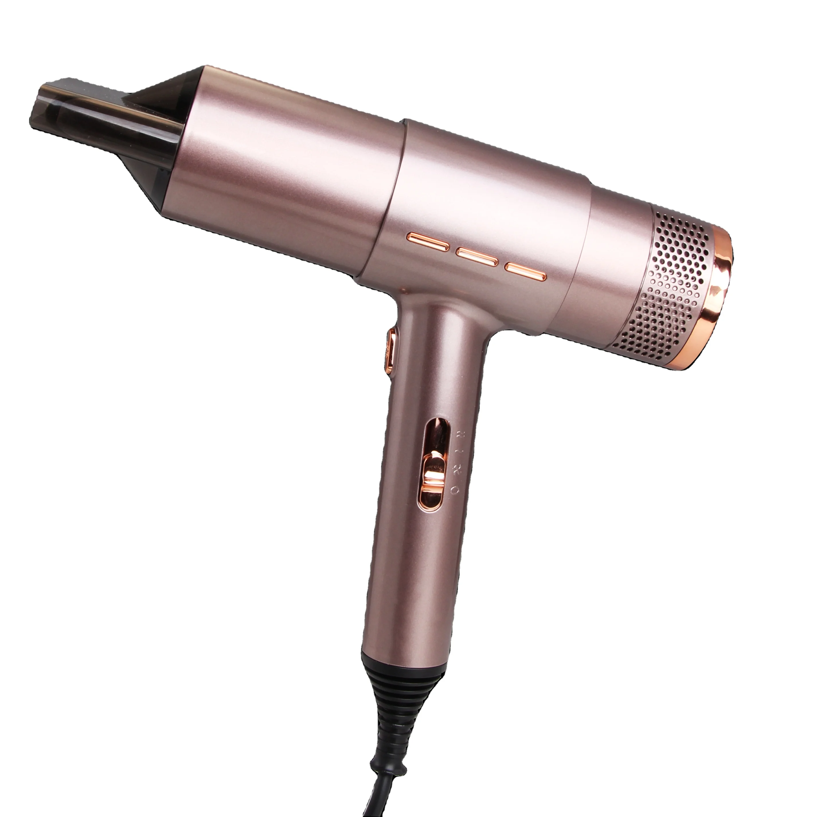 OEM manufacturer light smart T style Hair Dryer New design Salon Hair Blow Dryer with Diffuser Concentrator Nozzle