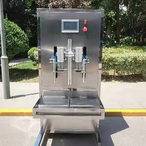 Explosion Proof Lubricants Semi-automatic Efficient And Durable Automatic Two Nozzles Weight Filling Machine