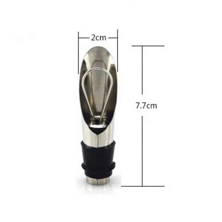 Promotional food grade Stainless Steel Wine Pourer wine stopper