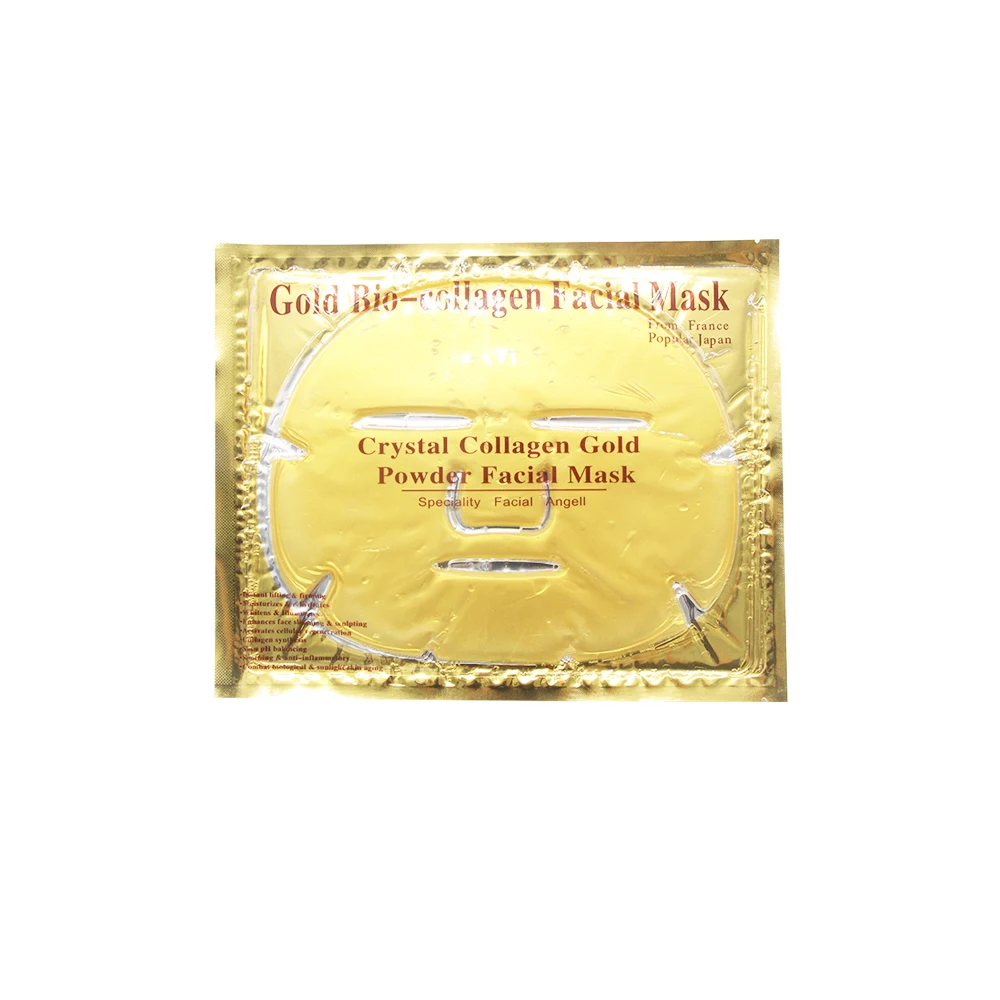 OEM Wholesale Natural Anti Aging Whitening Organic Skin Care 24k Gold Collagen Facial Mask