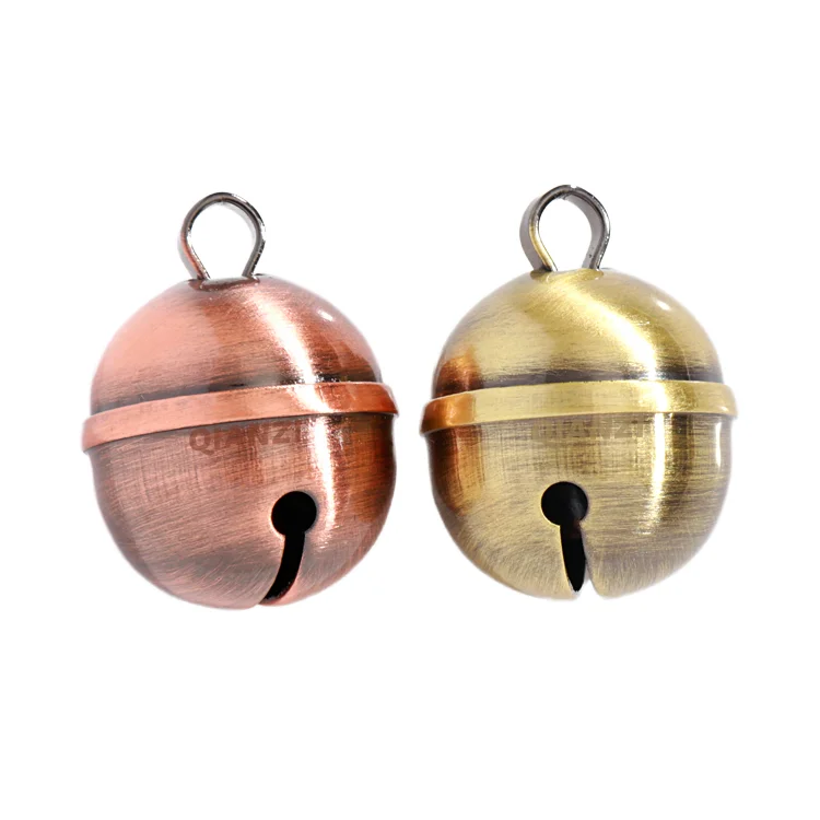 New Development Hanging Copper Plated Bell Creative Pet Collar Small Bell Pendant Sound Crisp Metallic Copper Bell