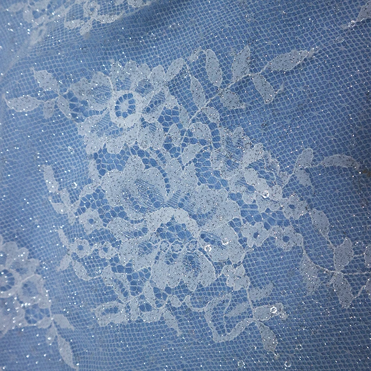 High Quality french lace tulle For Women,  Textile Material white french lace fabric For Garment