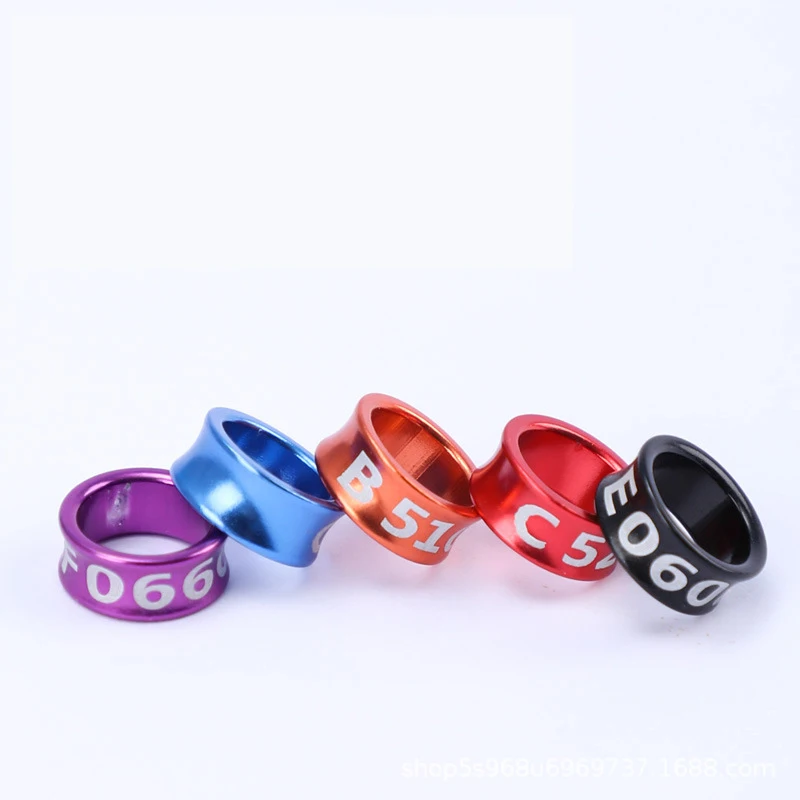 2023 China Customize Numbered Name Birds Foot Leg Bands Aluminum Pigeon Ring For Pigeon Racing Homing