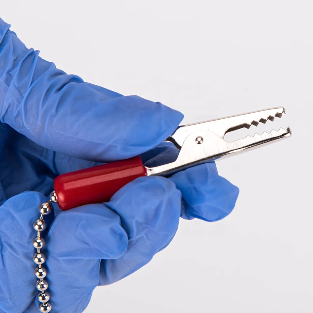 Красочный металлический держатель для стоматологических салфеток гибкая шаровая цепочка нагрудник зажимы типа крокодил