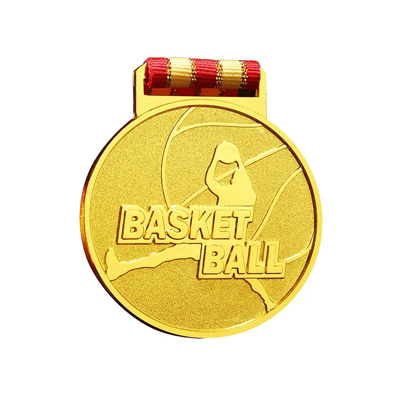 Gold Sliver Bronze Luxury Custom Zinc Alloy Metal Basketball Sports Competition All Star Academy Award Medals
