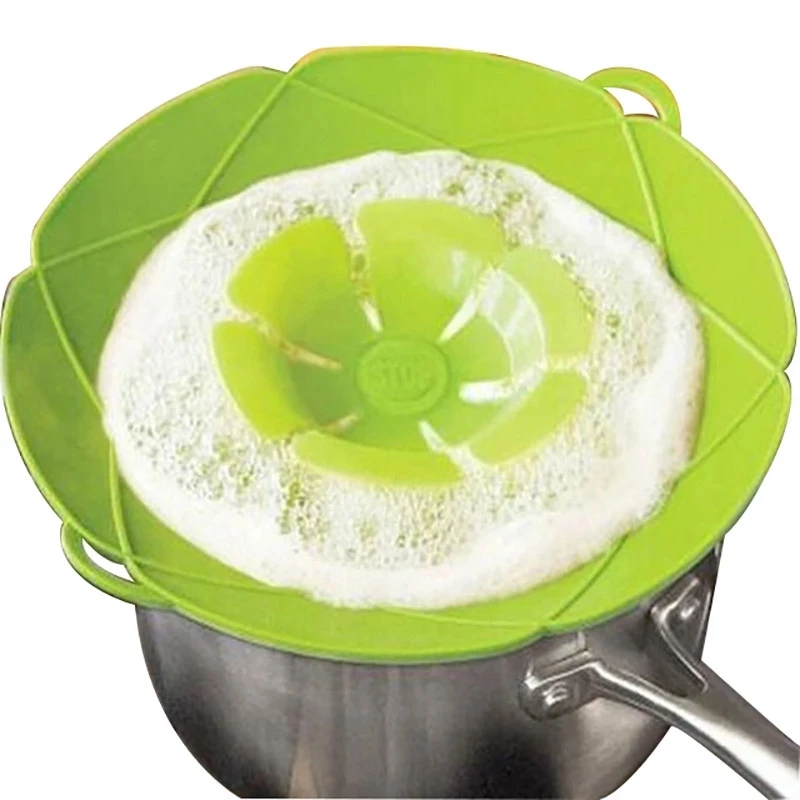 Силиконовые крышки в форме цветка, пробка для крышек кастрюль, кухонные аксессуары, инструмент для готовки