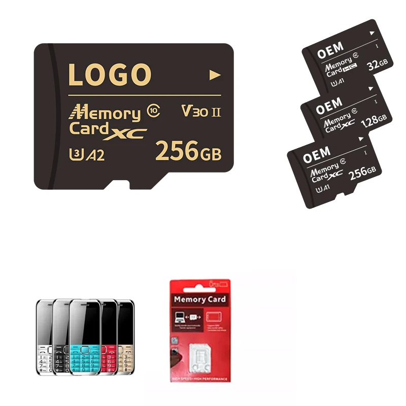 JINFLY UDP Factory Price Wholesale mp3 player TF sd card android smartphones memory cards