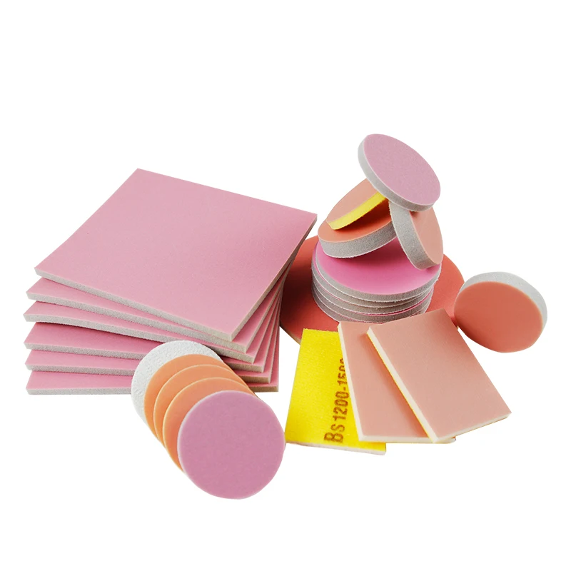 Sanding Sponge High Quality 2000Grit Square Pink color Aluminum Oxide Sanding Sponge For polishing and grindring