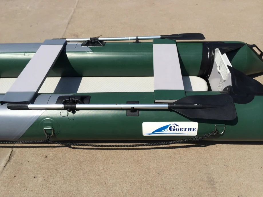 GTK410   Goethe Goboat CE PVC Boat 13.5ft Inflatable Boat Sea Fishing Rowing Kayak