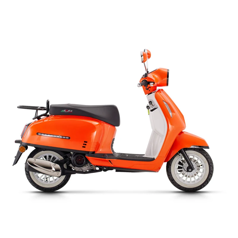 Заводская распродажа новый стиль газовые скутеры 50cc 4-тактный уличный Двухместный газовый мопед с воздушным охлаждением для взрослых