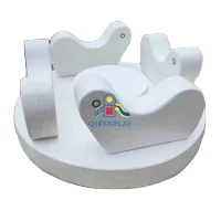 New Beautiful Style Spinning Carousel Toy Kids Electric Soft Play Ride Merry Go Round Rental For Party