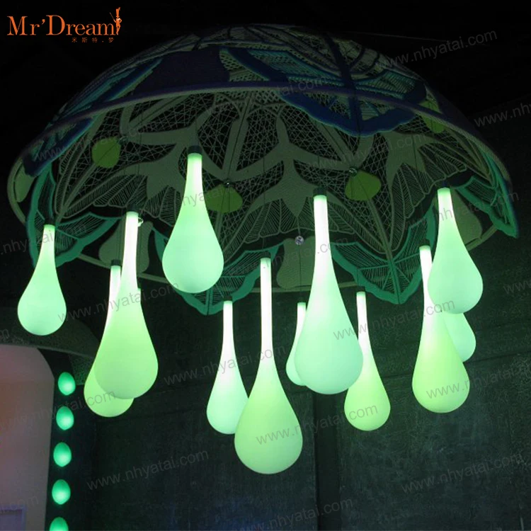 European Bar Furniture Small Water Drop Led Pendant Lamp Waterproof Led Light For Patio And Courtyard
