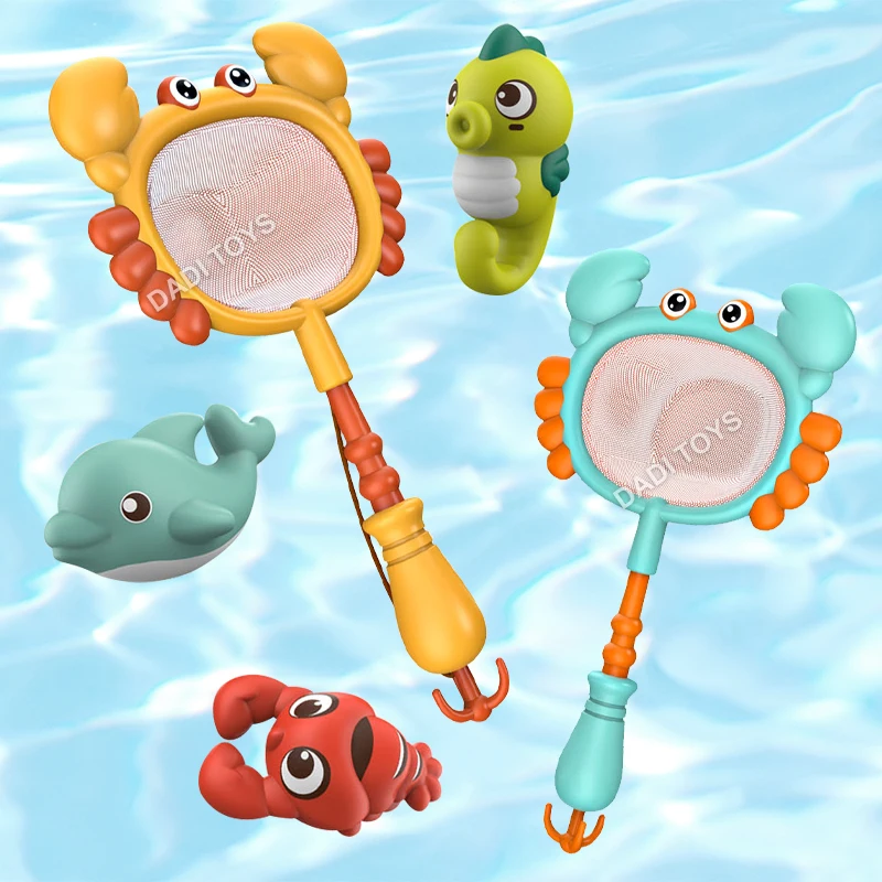 DADI OEM/ODM New Popular Bathroom Fishing Toys Plastic Bath Fishing Toys Game Bath Toys Fish