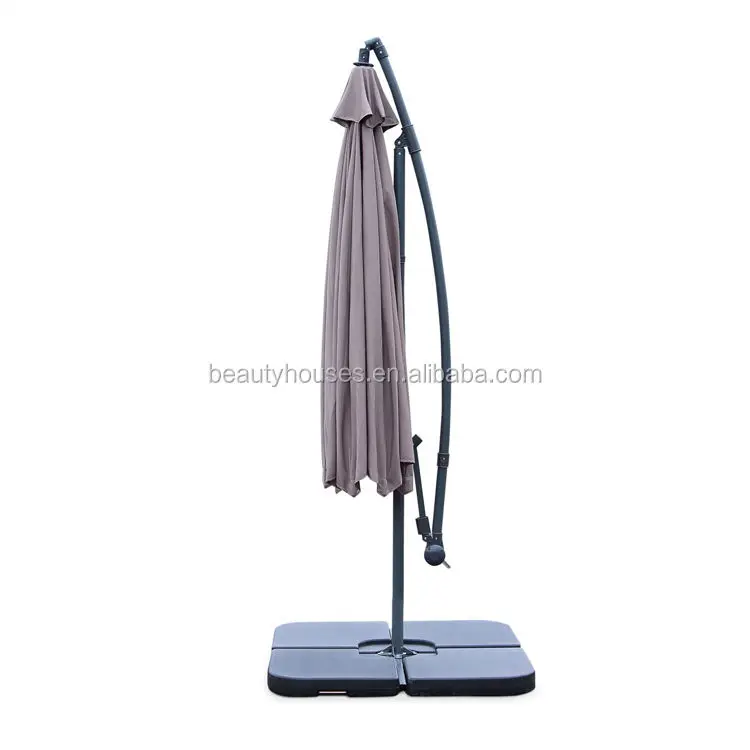 professional factory customizeddurable hotel courtyard garden pool patio aluminum stand outdoor sun umbrella