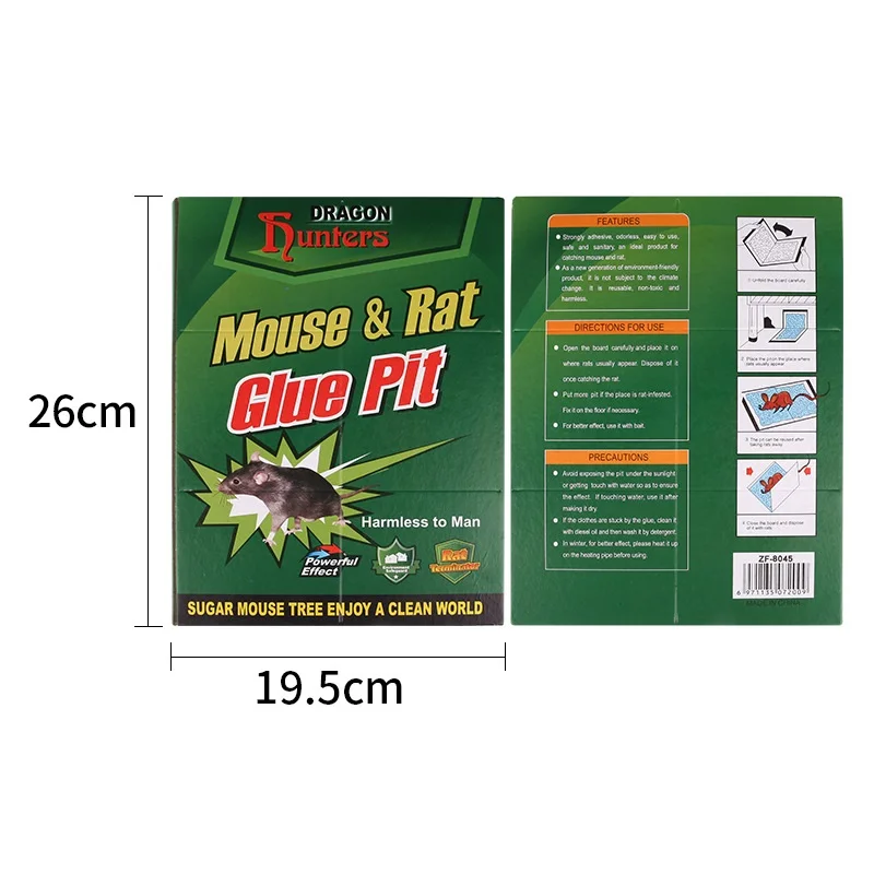 Wholesale Efficient Strong Adhesion Rat Killer Plus Size Pest Control Product Glueboard Equipment