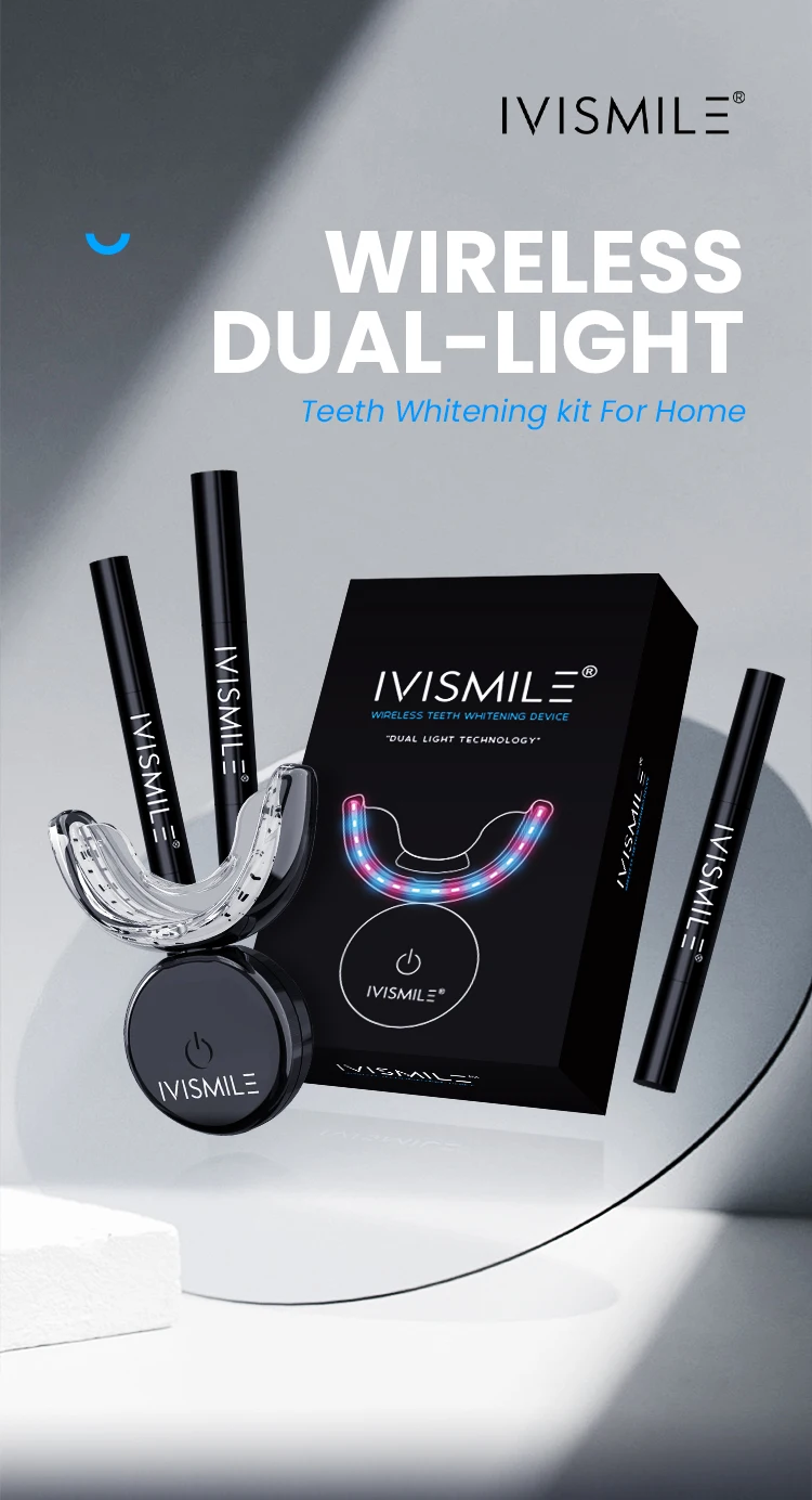 Burst Teeth Whitening Strip Kit Led Teeth Whitening Home Kit Cheek Retractor For Sensitive Teeth