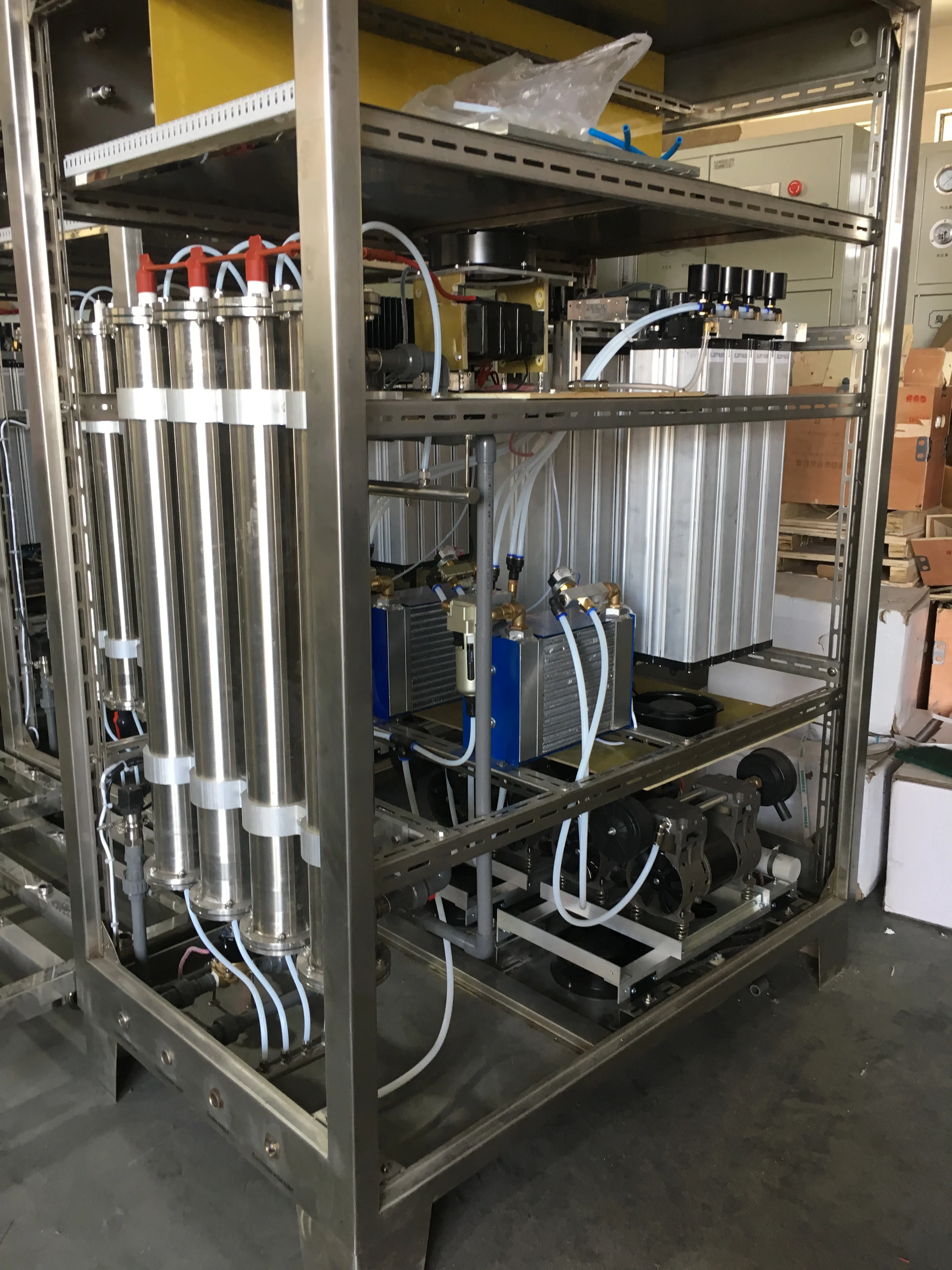 OZOTEK 100G Ozone Generator at Fish Farm OXY100 Inbuilt PSA Oxygen Concentrator