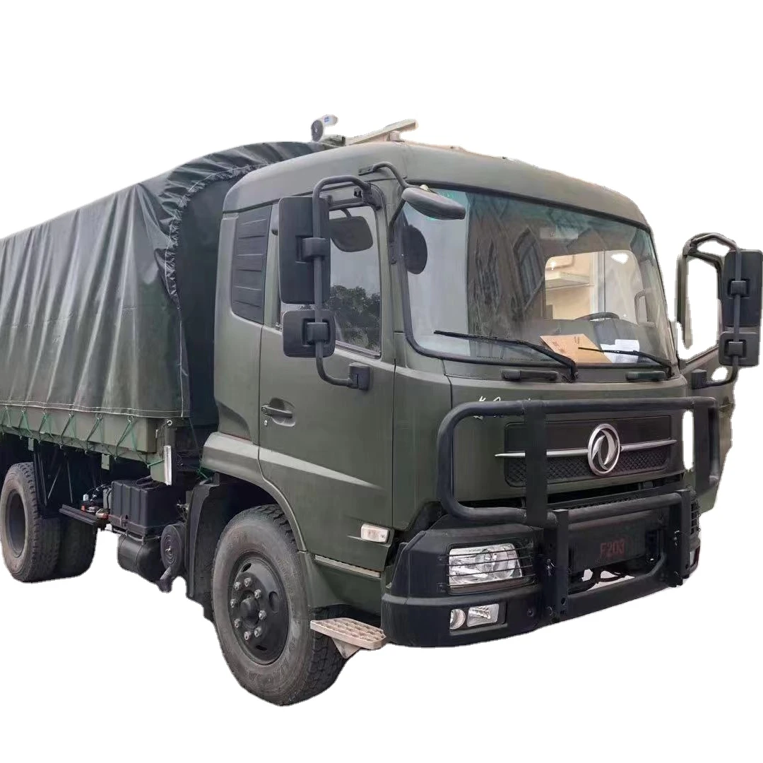 Dongfeng 4X4 Off-road Truck with canopy 40 seats people carrier Commuter Goods Transport Truck on Sale Price