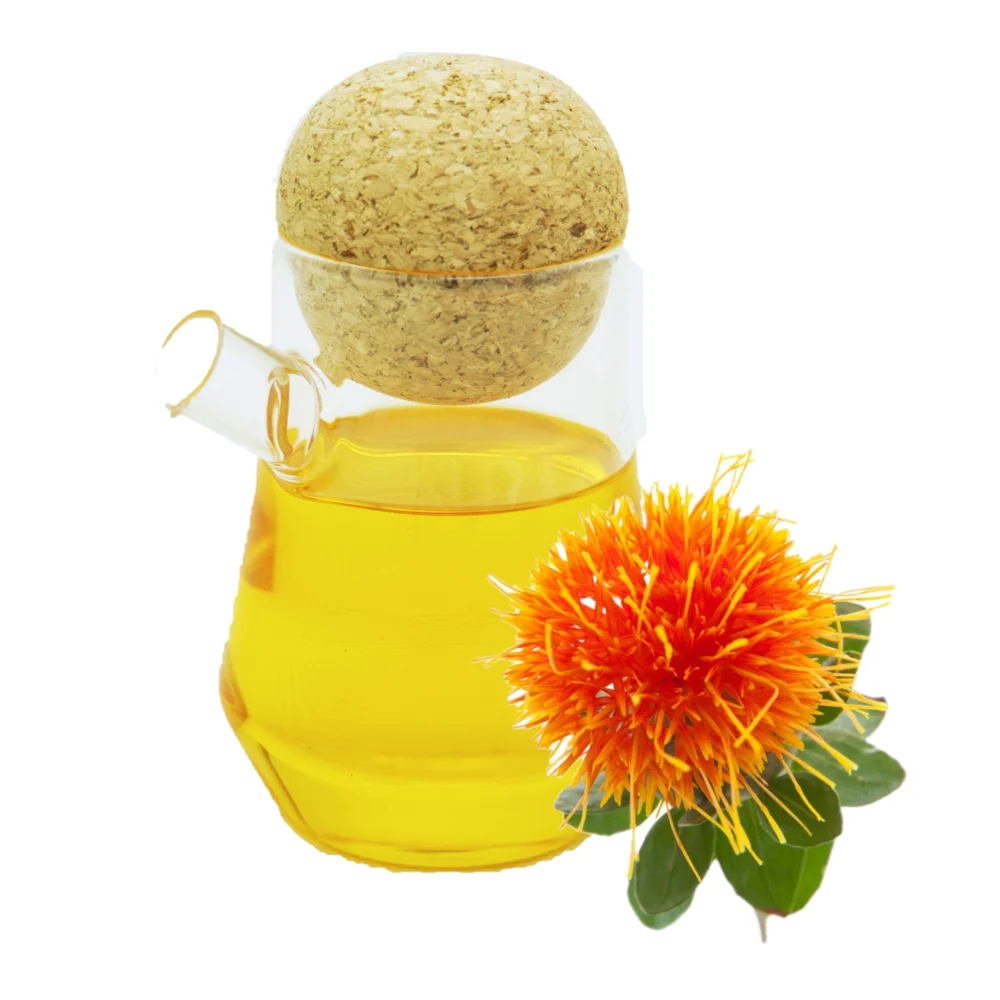 Food Grade Cold Pressed Safflower Oil Private Label Edible Safflower Extract High Linoleic Safflower Oil