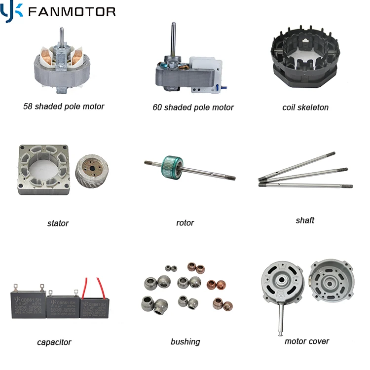 Electric table fan spare parts motor stator