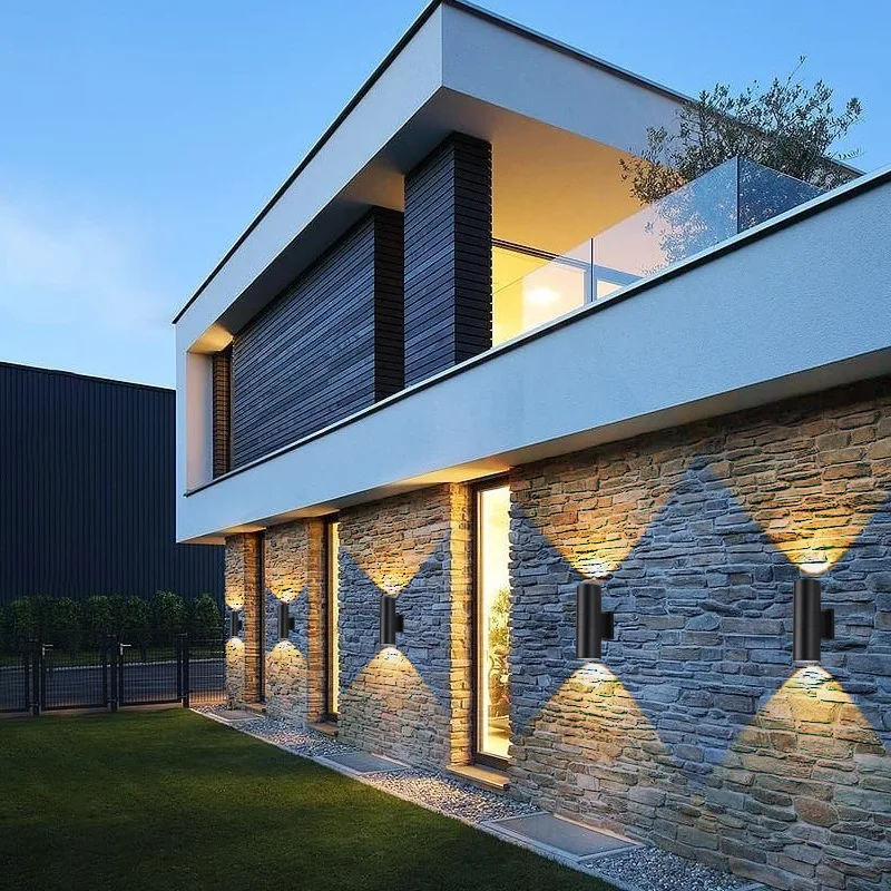 Customized 5w 10w 20w 30w Modern Outdoor Wall Light Led Up And Down Wall Bracket Lights
