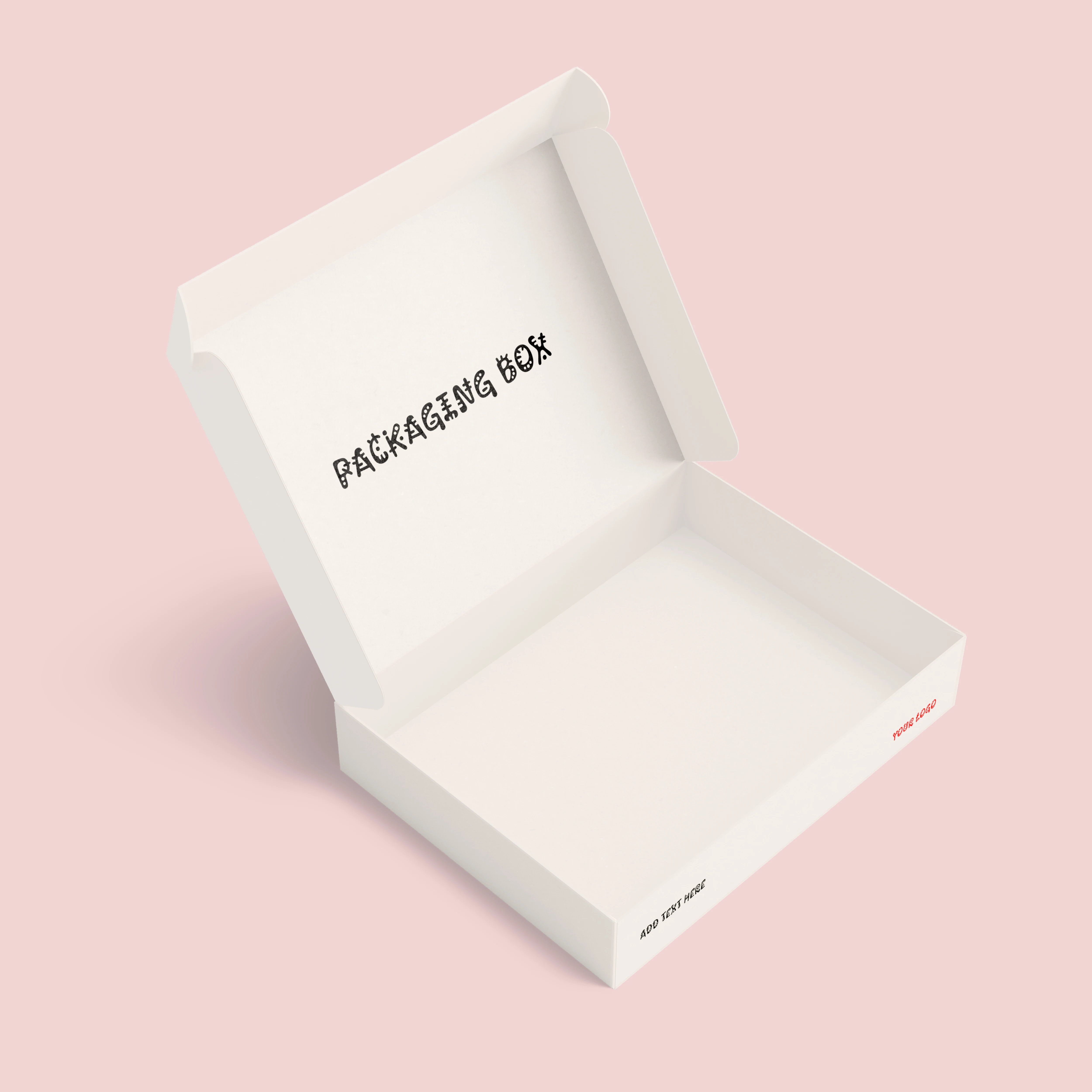 Factory Manufacturers White Custom Size Mailer Box Corrugated Packing Shipping Boxes Recyclable