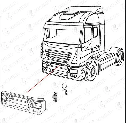  Для б/у боковая лампа OEM 41221029 41221039 504098245