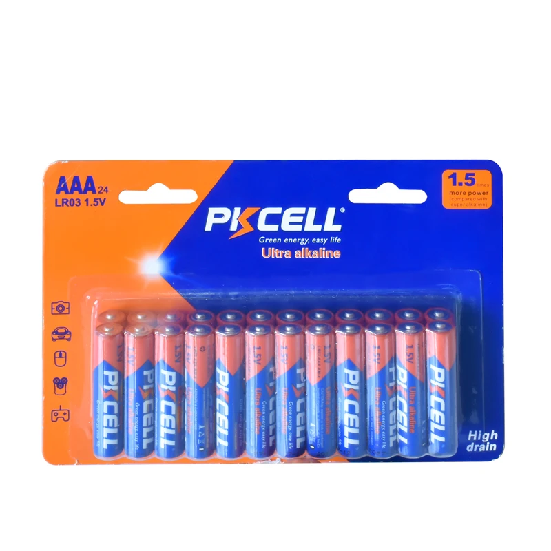 OEM или PKCELL 1 5 в AAA LR03 ультра щелочная батарея