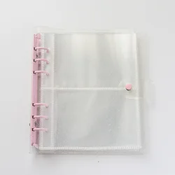 Colorful 6-Ring Binder Cover Refillable Notebook For Mini Instax Photocard Collection Photo Album