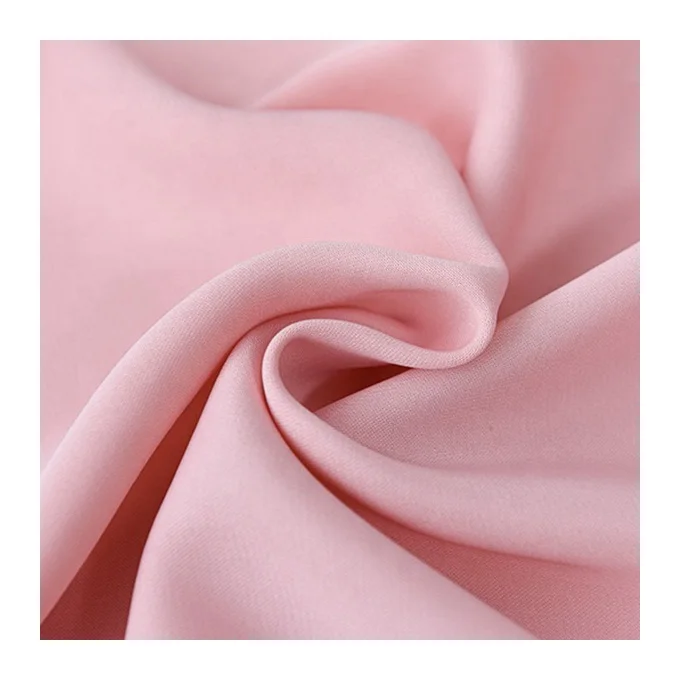 Custom color 100% Polyester hijab nida Jilbab woven Korean wholesale nida textile fabrics polyester for abaya dress