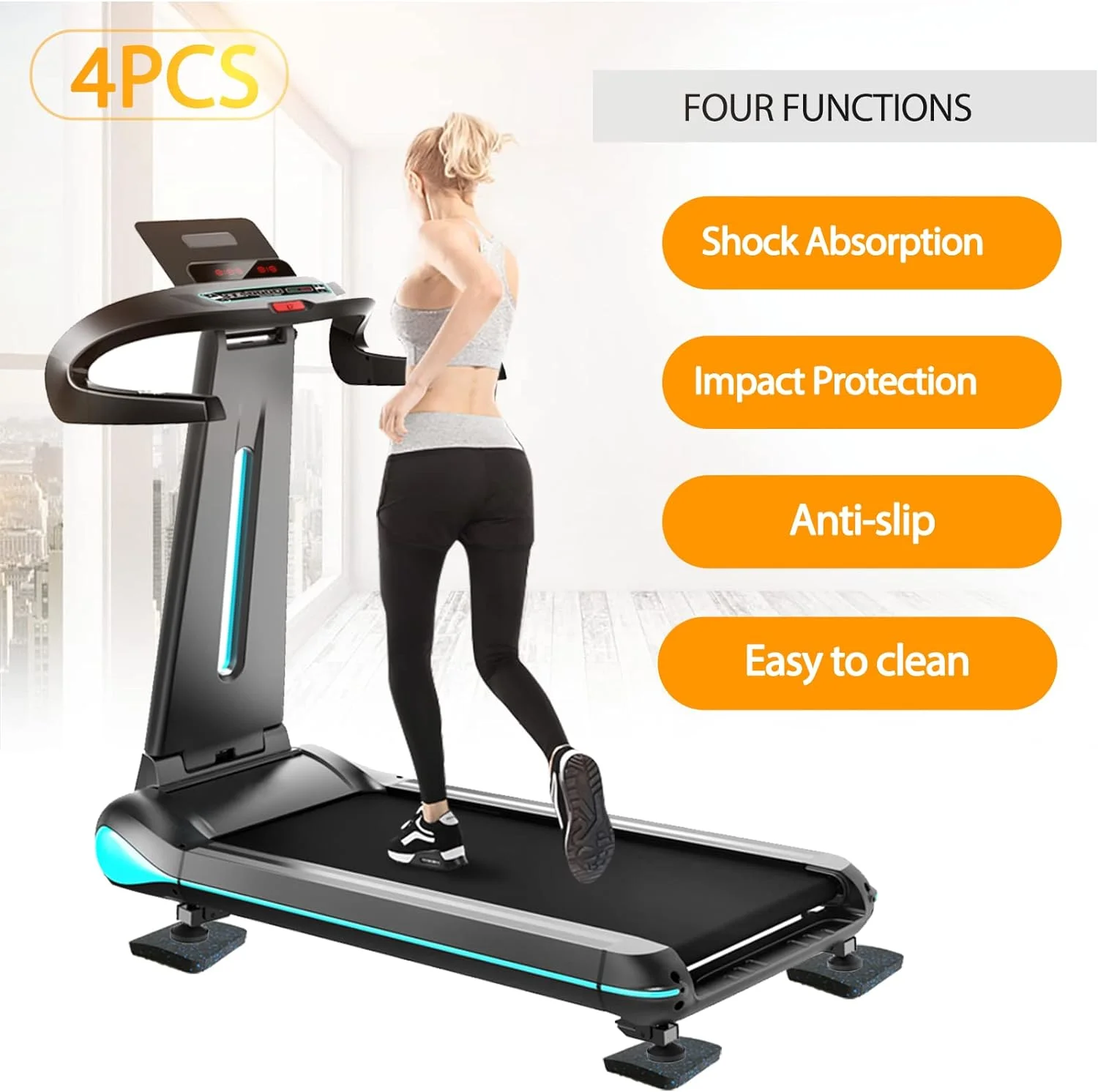 Top Selling Indoor Rubber Gym Floor Tiles Protective Mat for Exercise Use