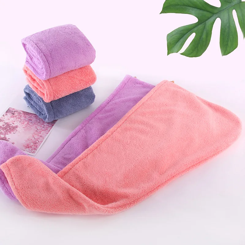 hot selling customized wrap hair towel cotton hair towel for hair salon