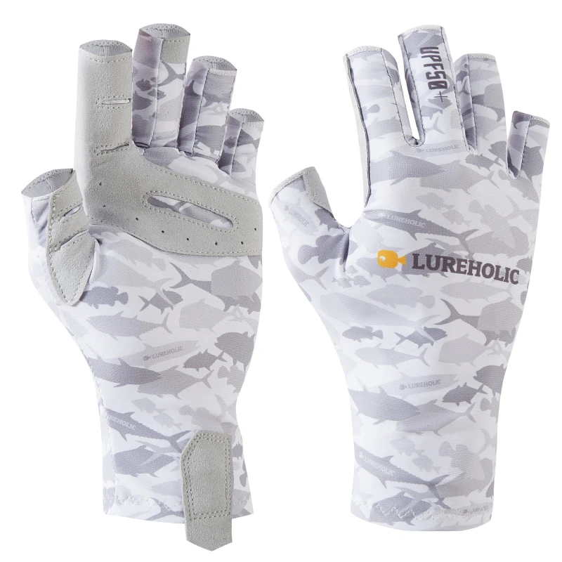 Светло-серые, лидер продаж, недорогие зимние рыболовные перчатки на заказ с защитой от порезов