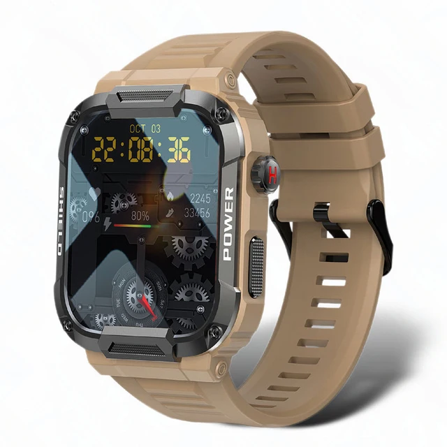 2023  Xiaomi  Rugged  Smart Watch Men For  Android Ios Ftiness Watches Ip68 Waterproof 1.85'  Call Smartwatch