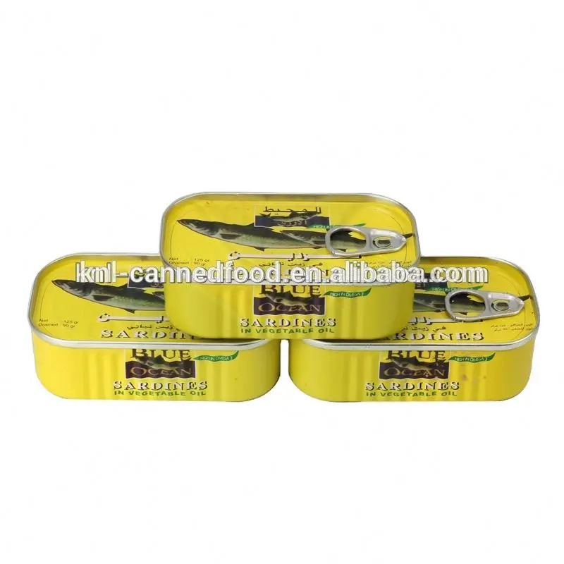 moroccan sardine in oil 125gX50tins