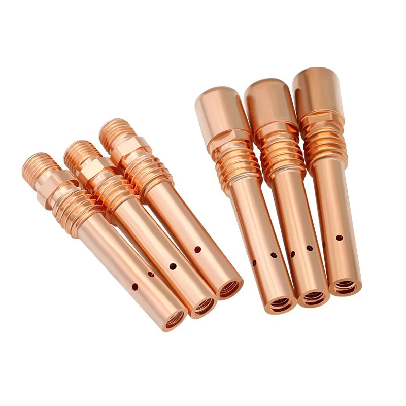 MIG welding gun accessories gas shielded welding connecting rod Pana front connector brass 350/500A contact tip
